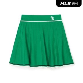 [코리아공식] [MLB] 여성 바시티 스포티브 니트 플레어 스커트 (3 COLOR)