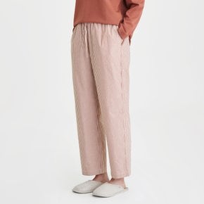 여 60수 코튼 10부 파자마 팬츠(DARK ORANGE/SKY BLUE/NAVY/DARK NAVY/DARK PINK/DARK GREY)