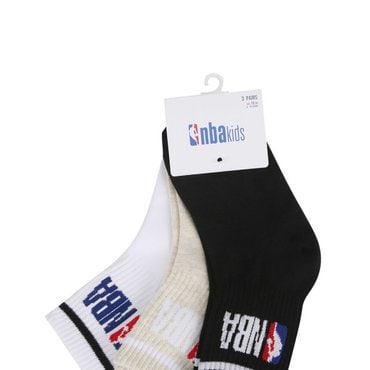 NBA KIDS 베이직 3팩크루 삭스 (K245AO001P)