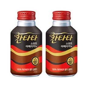 롯데칠성 칸타타스위트블랙 275mL 40캔