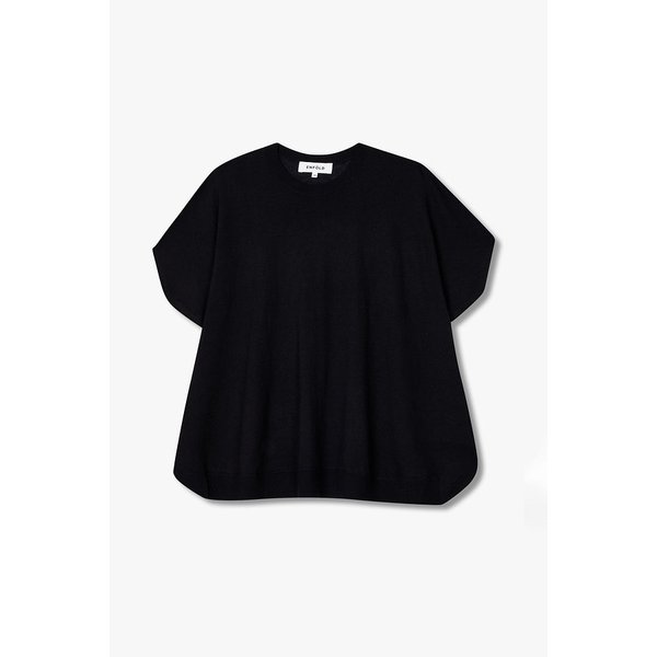 커브드 실루엣 니트 풀오버 (블랙) EN15110019000