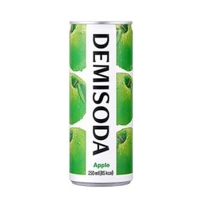 데미소다 캔 250ML 애플 6개