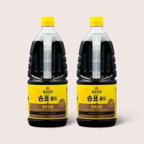 [9/22일 오전8시 주문마감][몽고식품] 송표 골드간장 1.5L x 2개