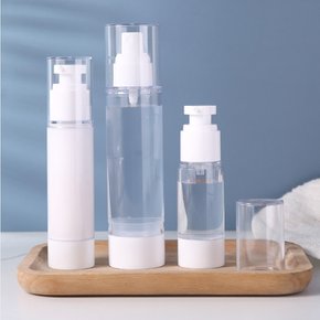 여행용 에어리스 진공 화장품 소분 용기 통 펌프 공병 핸드 크림 로션 에센스 샴푸 디스펜서