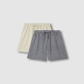 여 레이온 3부 파자마 팬츠 2매 (DARK CHARCOAL /DARK MINT/ DARK NAVY)