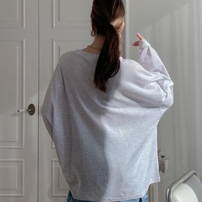 [옷자락] 여자 박시핏 임산부 빅사이즈 롱티 나염맨투맨 티셔츠