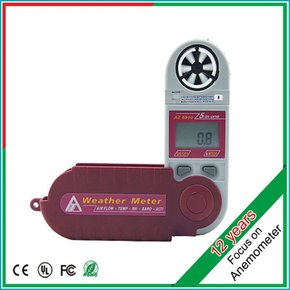 휴대용 체감온도계/풍속측정/기상관측/열파지수측정기AZ-8910