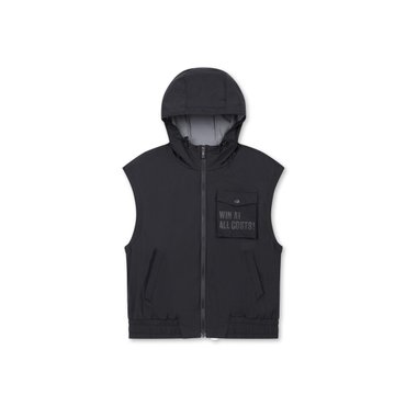 왁 골프 (WWVAS25901BKX)[Exclusive] Hoodie vest
