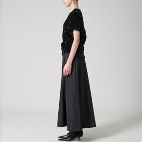 Milano frill long skirt