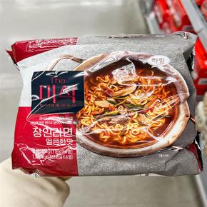 하림 더미식 장인라면 얼큰한맛 116g x 4 X 1개