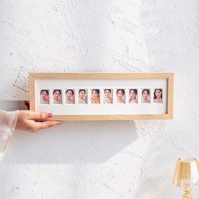증명사진 아기 성장 나무 액자 10칸