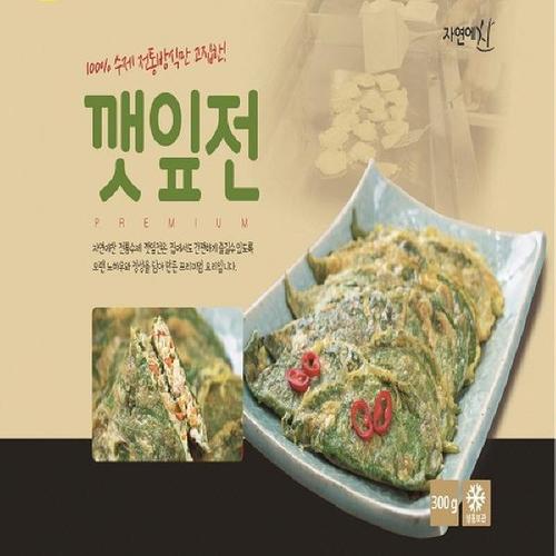 빈대떡 두레생협 깻잎전 300g