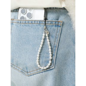 MINI FRESH PEARL STRAP 진주 폰스트랩 키링