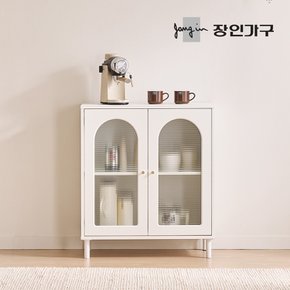 쿠르바 모루유리 800 그릇 주방 수납장