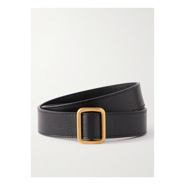 진 텍스처 가죽 벨트 블랙 1647597332827313