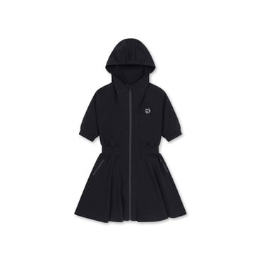 왁 Women Hoodie pull-open onepiece_WWUAA24605BKX