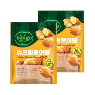 CJ제일제당 비비고 슈크림 붕어빵 300g x2개