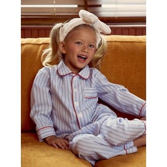 DOSSY 실크핏 클로에 긴팔 키즈 잠옷 세트