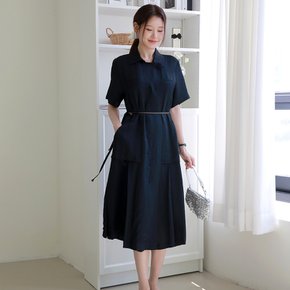 [최초가 139,900원][르포엠]아일라 비스코스 린넨 블렌드 원피스