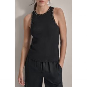 4880398 DKNY Stud Trim Tank Top