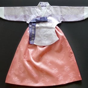 아리솔 당의 여아 한복 (4세) 유아 어린이 고급 한복세트 명절 양단 비단 키즈