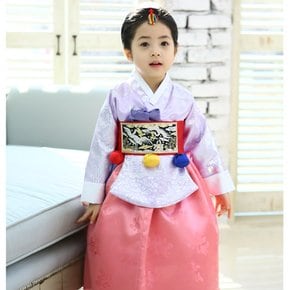 아리솔 당의 여아 한복 (4세) 유아 어린이 고급 한복세트 명절 양단 비단 키즈