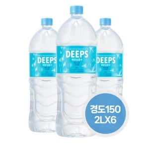 블루 해양심층수 경도150 deeps 2LX6(PET) 미니구성