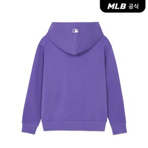 [코리아공식]베이직 스몰로고 오버핏 후드티 NY (Violet)