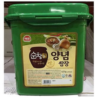 제이큐 쌈장 장류 업소용 식당 식자재 재료 해표 순창궁쌈장 6.5kg X2