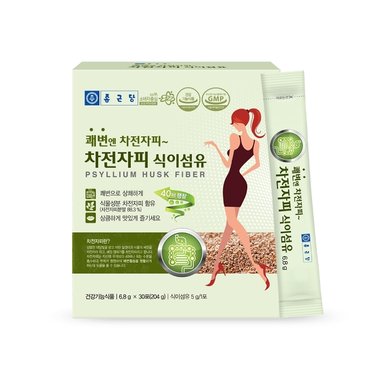  종근당 쾌변엔 차전자피 식이섬유 6g x 30포