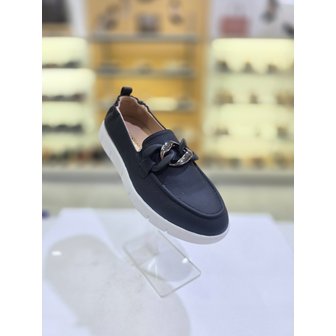 탠디 [시흥점] 미셸by 여성 신발 정장 세미 캐주얼 라운드 토 3CM 쿠션 장식 로퍼 ASX2BLWH5050