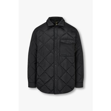 ARMANI EXCHANGE 남성 다이아 퀼팅 나일론 패딩 자켓(A414310004)블랙