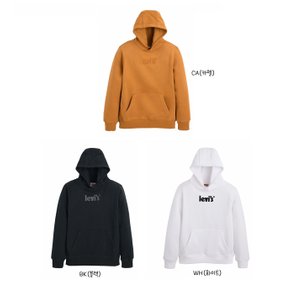 V224SW385P - 포스트로고기모후드맨투맨