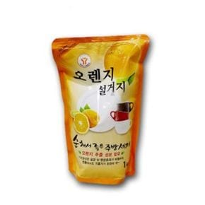 설거지 세척제 1000ml 오렌지 식기 세척 세제 리필형[33732854]