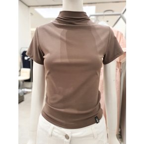 반넥 사이드 셔링 반팔 티셔츠 L2F35JTS030