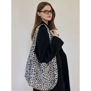 Ivory Dot Big Hobo Bag_(Reversible)