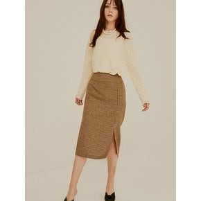 Seine Pleats Drop Shoulder Top_Cream