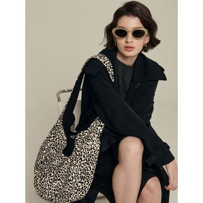 White Leopard Big Hobo Bag