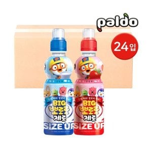 [T] 팔도 빅 뽀로로 제로 대용량 음료 360ml 24입 / 밀크 딸기 택1