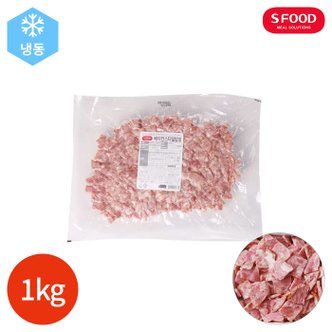  에스푸드 베이컨 20mm 슬라이스 탑핑 1kg