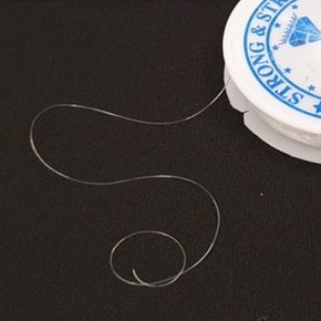 투명 우레탄줄 0.4mm 비즈팔찌 만들기 DIY 부자재