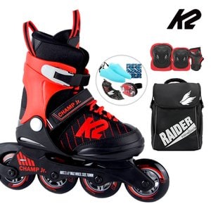 K2스케이트 K2 인라인 스케이트 챔프 보이 아동인라인스케이트+가방+보호대 신발항균건조기 휠커버