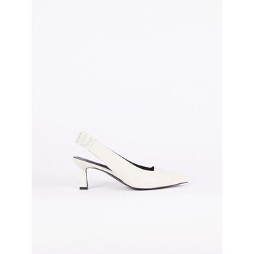 블랑수블랑 Nana Slingback Pumps Leather Ivory