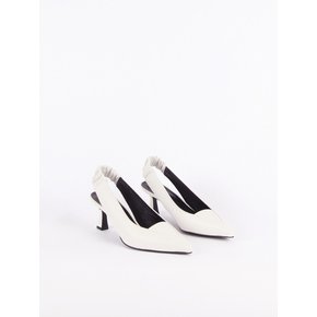 Nana Slingback Pumps Leather Ivory