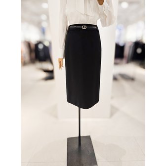 아이잗컬렉션 [파주점] [더아이잗컬렉션]포멀 벨티드 H라인 스커트 CS3B0SK032