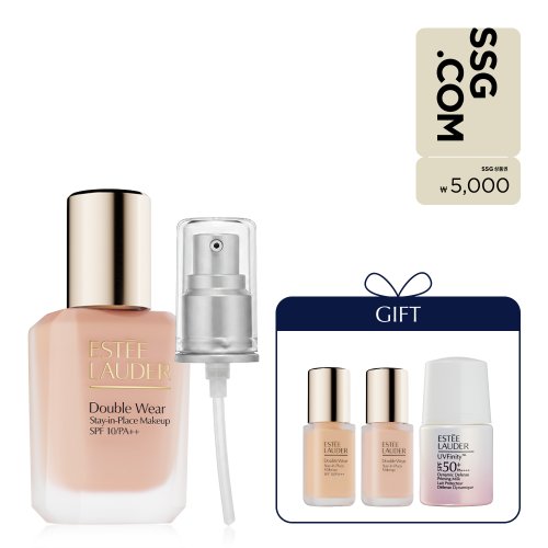 [LIVE] NEW 더블 웨어 파운데이션 세트 (+더블웨어 10ml+유브이 8ml) +SSG 상품권5천원