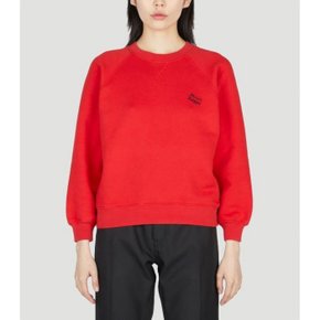 24 FW Shrunken 스웨트셔츠 US23391 ORGANIC WASHED SWEAT RED