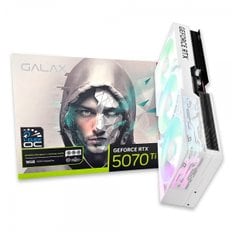  갤럭시 GALAX 지포스 RTX 5070 Ti WHITE OC D7 16GB (엔비디아 컴퓨터 그래픽카드)