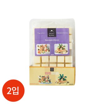  몽블랑 에멘탈 큐브 치즈 220g x 2개