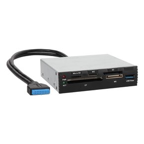 3.5 SD4.0UHS-II 57 USB 5 Gbps OWL-MCRUHS2U3 오울텍 인치 베이 내장형 멀티 카드 리더 라이터